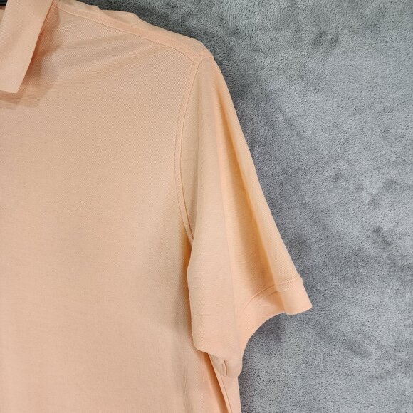 Mens Peach Roundtree & Yorke Gold Label Polo Shirt Short Sleeve Size XLT - Picture 5 of 10